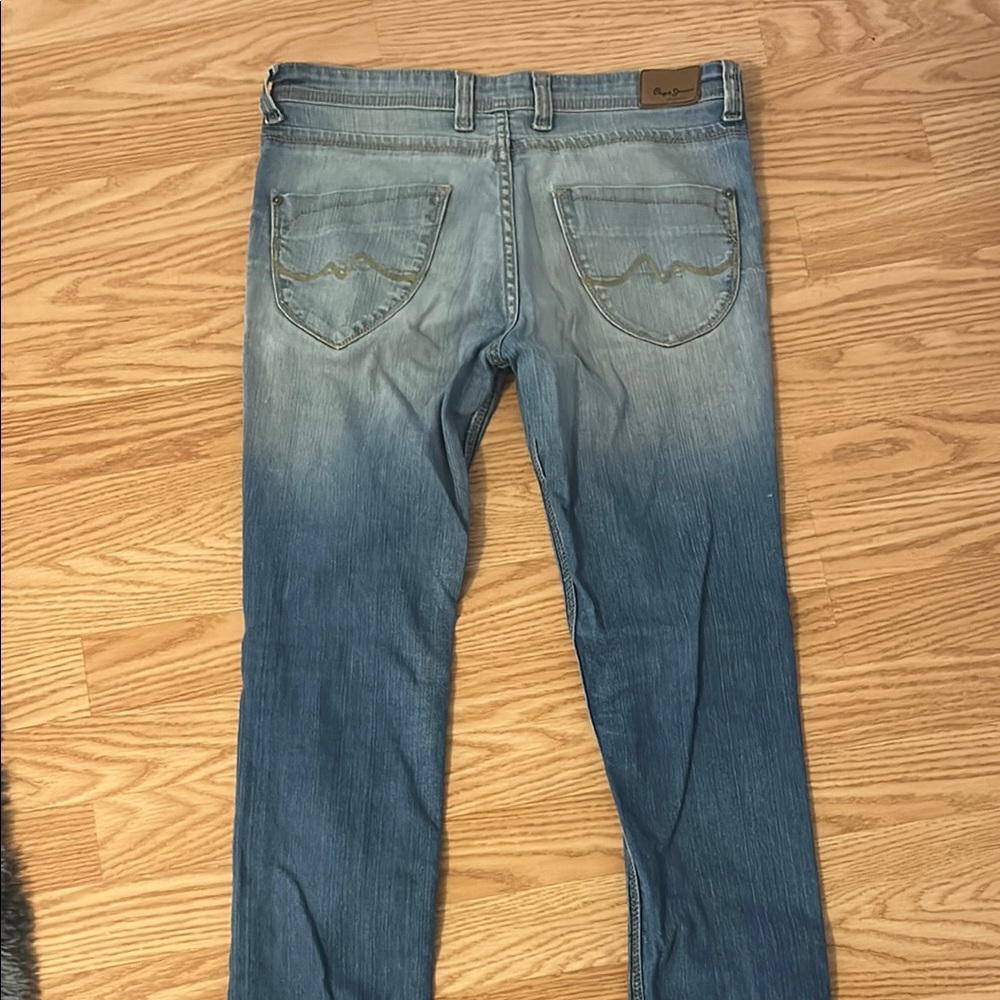 Pepe Jeans Slim Blue Denim with Vintage Fading